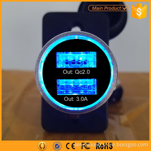 smart usb qc 2.0 car charger 2016